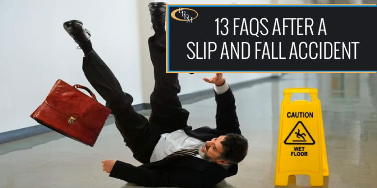 13 Questions Answered After a Slip and Fall Accident