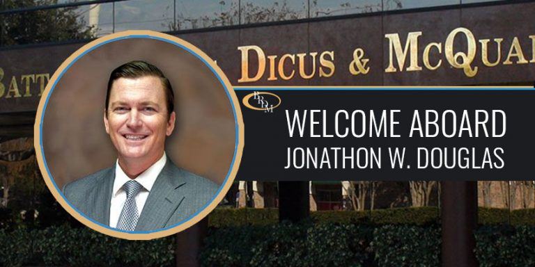 Battaglia, Ross, Dicus & McQuaid, P.A. Announces New Partner Jonathon W. Douglas
