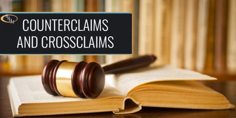 Counterclaims and Crossclaims
