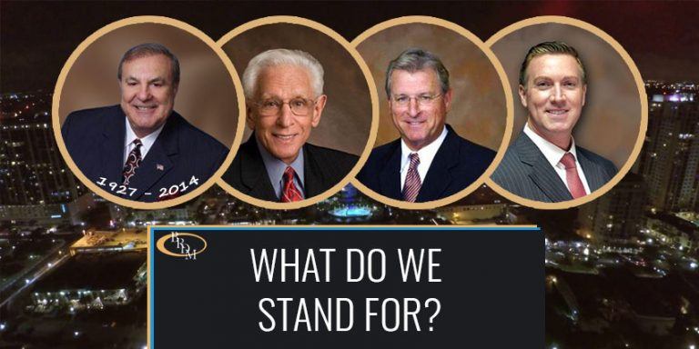 What Do We Stand For at Battaglia, Ross, Dicus & McQuaid?
