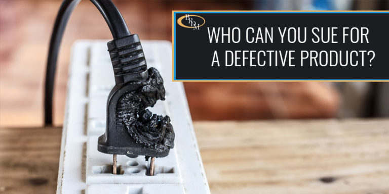Who Can You Sue for a Defective Product?